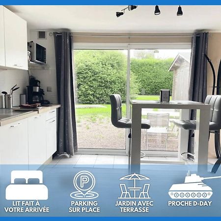 Normandie Cosy Apt Rdc Independant Bien Equipe Dans Maison Confortable Terrasse Grand Jardin Clos Sans Vis A Vis Entre Caen Et Bayeux, Proche Plages Du Debarquement Loucelles Exterior photo